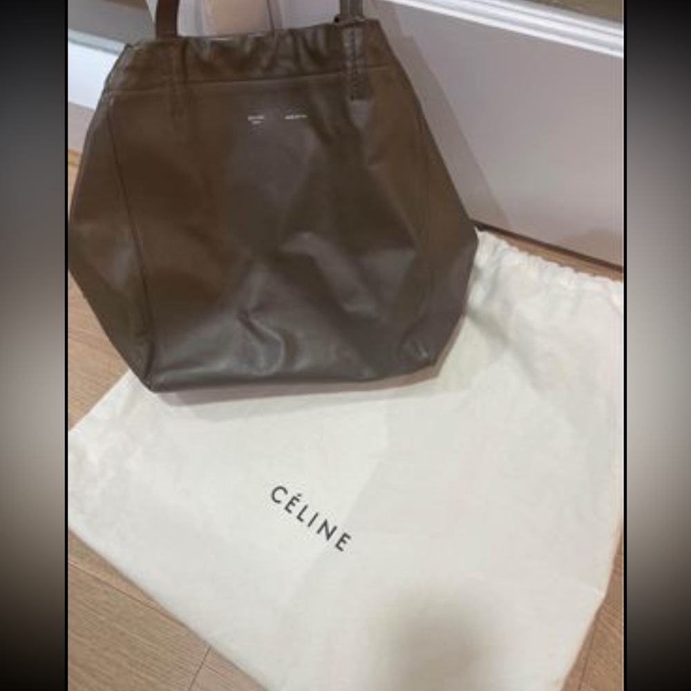 Celine handbag cabas celine leather tote